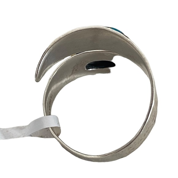 NWT Sterling silver 925 hammered wrap ring copper turquoise gold size 8 - Picture 7 of 7